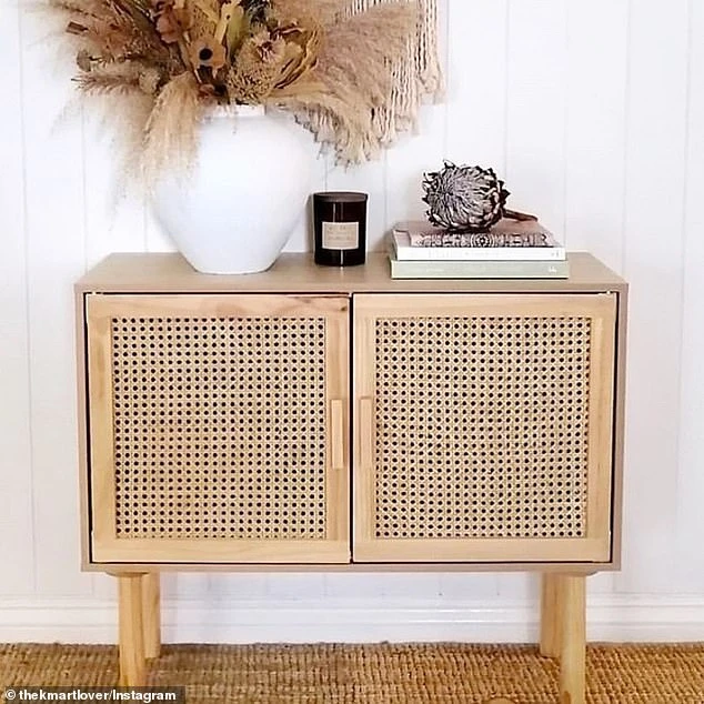 A more elegant look built around the sideboard created by budget blogger The Kmart Lover