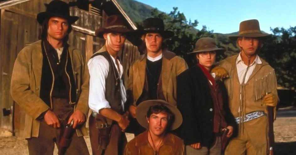 The Young Riders cast. 