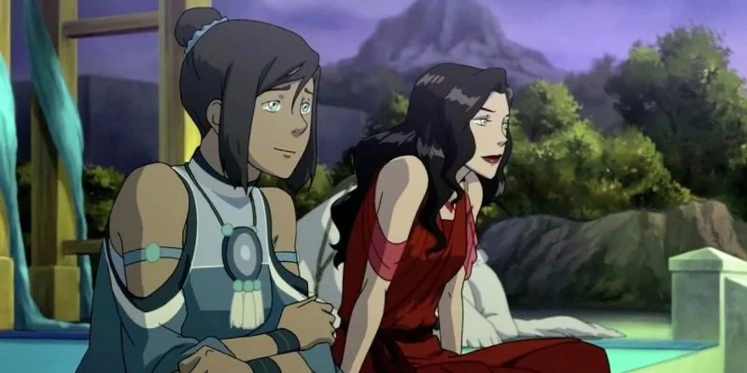 Korra and Asami from The Legend of Korra